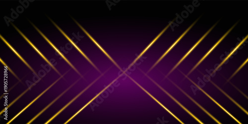 Red neon lines abstract technology background. Futuristic glowing vector design