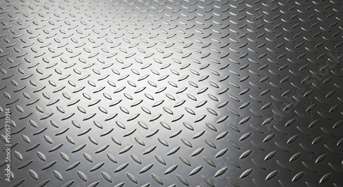 A rhythmic landscape of polished steel diamonds, symbolizing the interlocking strength and industrial resilience that forms the indestructible foundation of progress