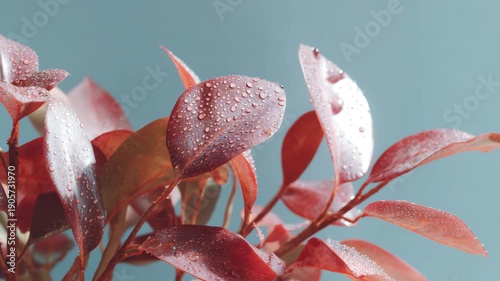 red leaf plants
