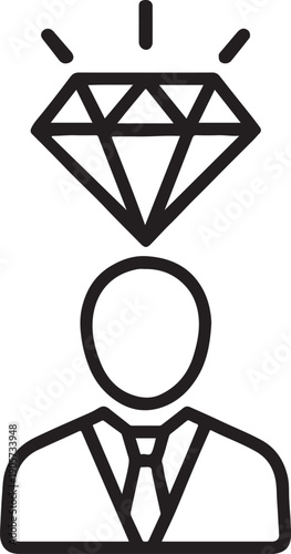 Premium Expert Value and Professional Success Concept Icon