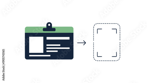 Identification document scanning for digital onboarding, security verification, and automated data input systems illustrating modern technology applications and workflow processes.