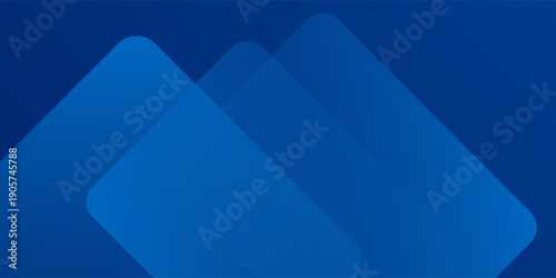 Modern blue background with glowing geometric lines. Modern blue gradient square shape design. Futuristic technology concept. Suit for brochure modern