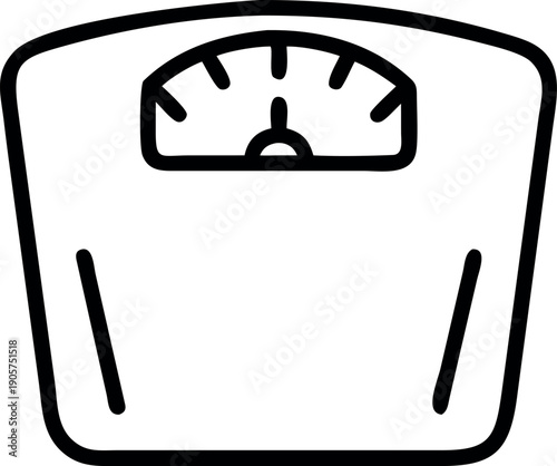 Bathroom Weight Scale Icon