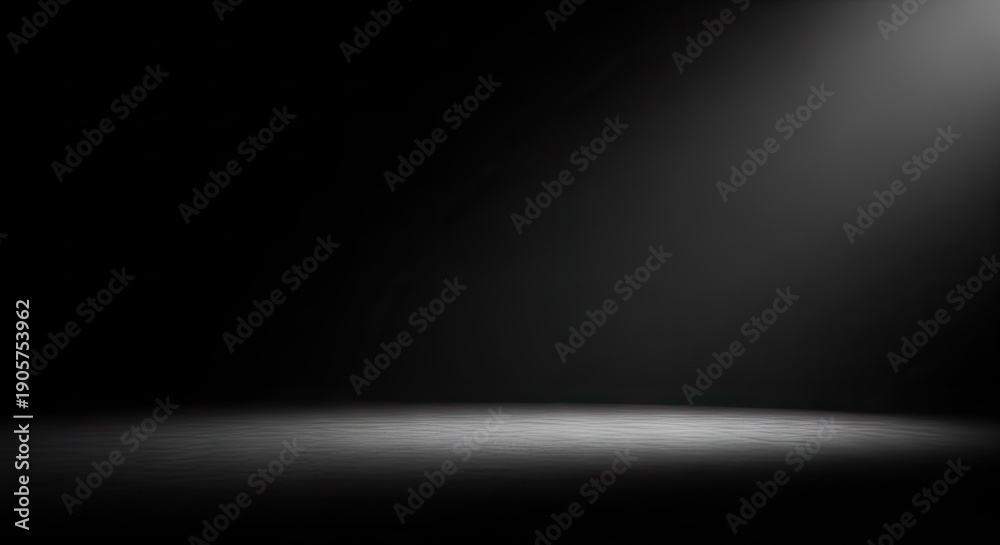 Obraz premium Abstract dark studio background with spotlights and empty space for designs