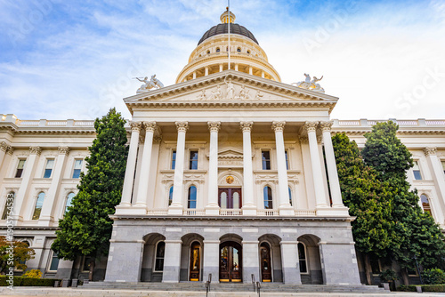 Schilderij op canvas California State Capitol Close Up Sacramento California