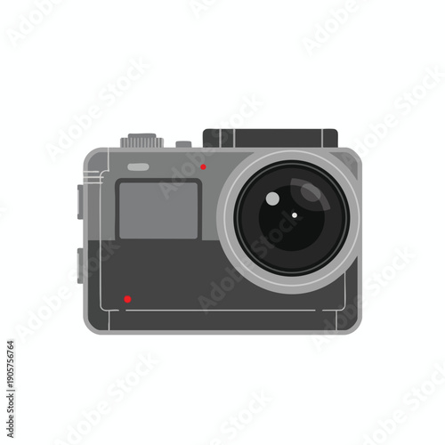 Professional Digital Camera with Lens and Accessories for Photography Enthusiasts