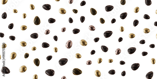 Abstract pattern of metalli...