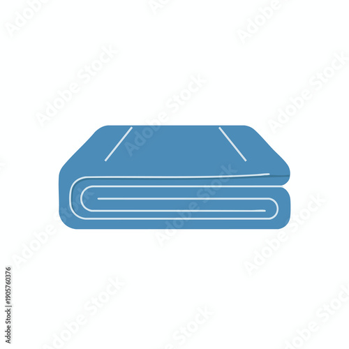 Clean and neatly folded towel for home or hotel use