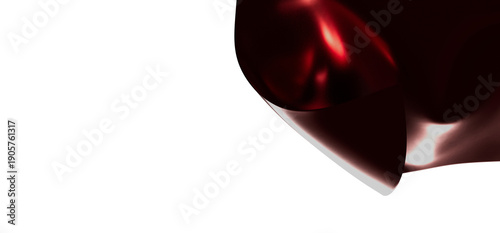 Abstract design with red co...