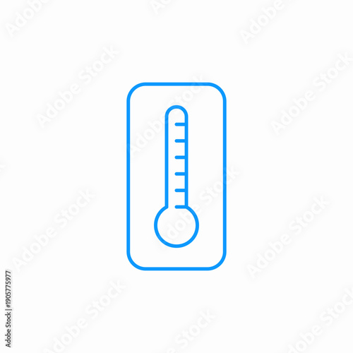 temperature normal icon sign vector