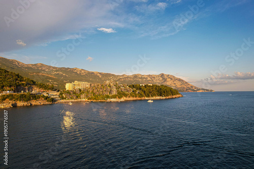 Montenegro Adriatic Coast Aerial Views