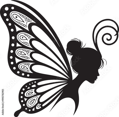 Butterfly Silhouette  eps Vector file