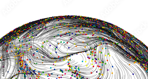 Unique artistic abstract de...