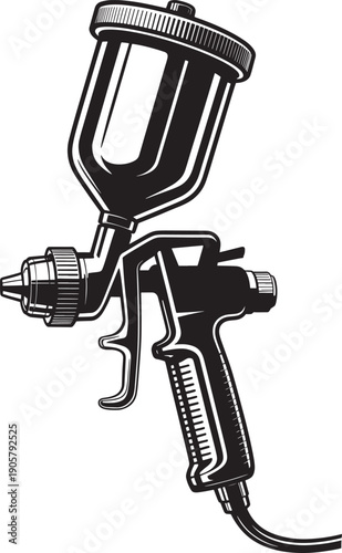 Spray gun for painting