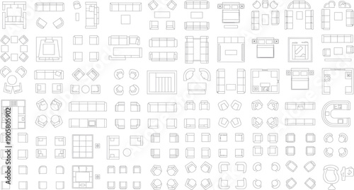 Hieroglyphic symbols isolated on transparent background