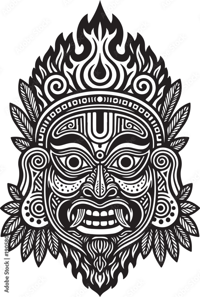 Fototapeta premium tribal tattoo design