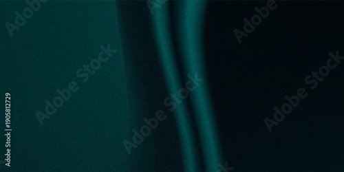 Black dark teal jade emerald sea aventurine green abstract background. Silk satin fabric. Glitter shimmer. Color gradient. Line stripe wave shadow. Drapery curtain. Luxury elegant subtle. Blank design
