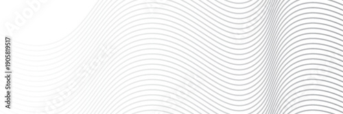 Abstract wave element for design. Digital frequency track equalizer. Stylized line art background. Vector illustration. Wave with lines created using blend tool.