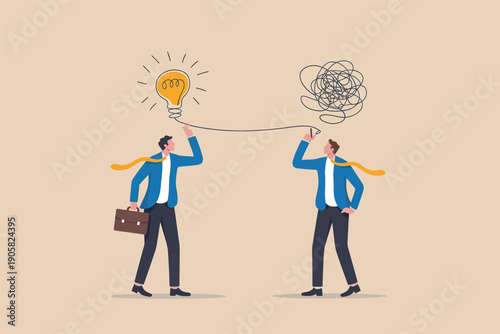 Two professionals sharing an innovative idea with a creative connection.