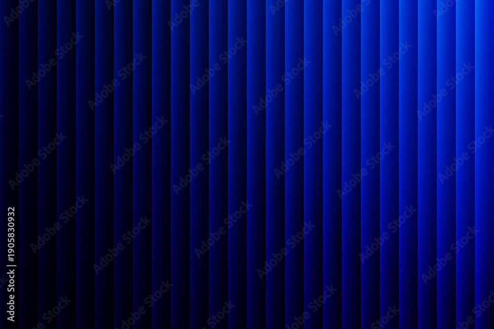 Obraz premium Abstract Dark Blue Vertical Stripes with Gradient Lighting
