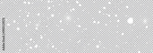 Realistic Snow Fall and Snowflakes Background Image, High Quality Christmas Snow and Snowflakes Background for this Holiday Seasons