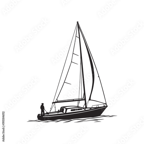 sailboat on the sea