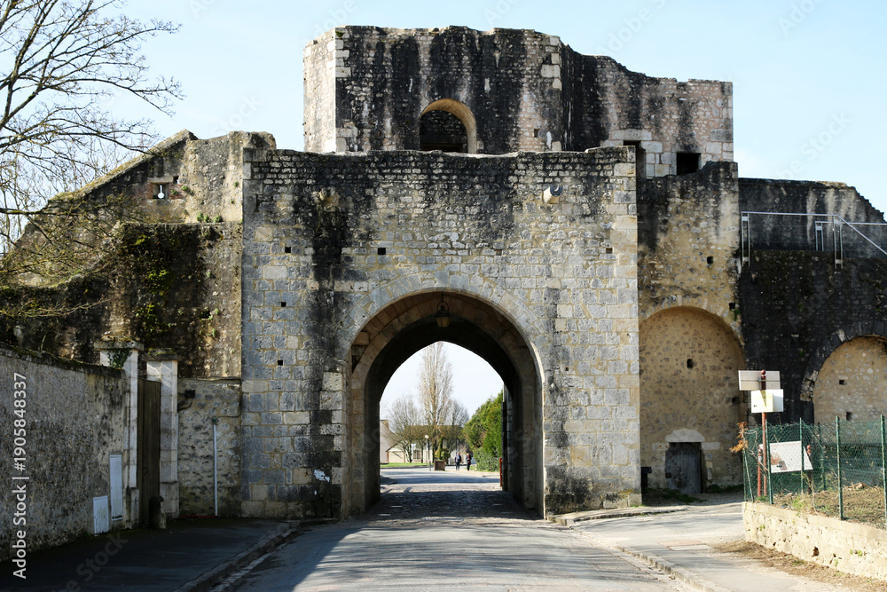 Fototapeta premium Provins - Ville Fortifiée - Porte Saint Jean