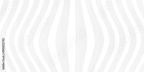 Futuristic abstract white background with curved pattern