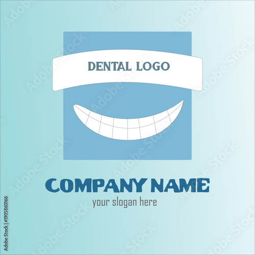 smiling molar dental logo