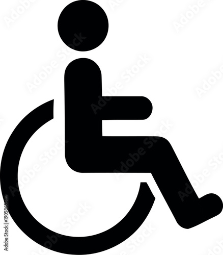 An international symbol of accessibility featuring a person in a wheelchair