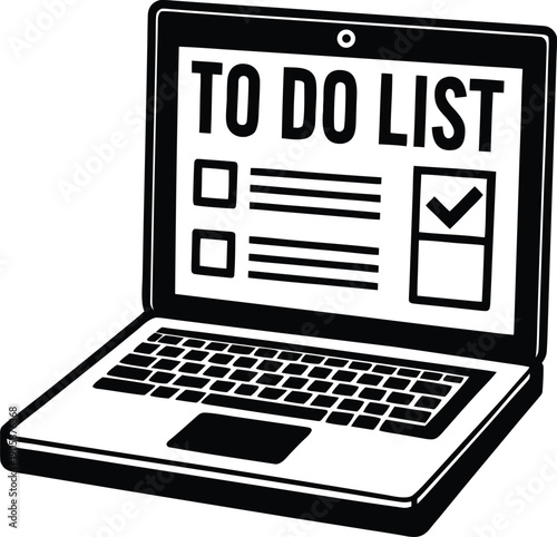 laptop computer with word news