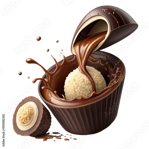 Creatively designed chocolate treat for sweet indulgence