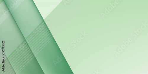 Green background vector design. Green background with line and color gradation design. Suit for backdrop, banner, business card, presentation, certificate, award, brochure, poster, etc
