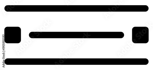 Sleek, minimalist black icon symbolizing navigation and digital structure. Perfect for interface design, mobile applications, and modern web layouts. Clean geometric style for creative UI design.