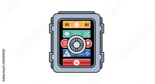 Smart Watch Face Display Screen.