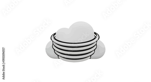 Stack of empty clean plates.