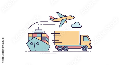 Transport vehicles logistics cargo shipment.