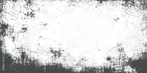 Wallpaper Mural Black ink splash on white grunge texture creating a heavy distressed and spooky abstract background Torontodigital.ca