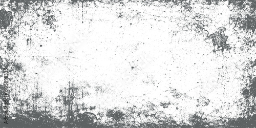 Subtle white grunge wall texture with faded scratches and light dust overlay for clean vintage background