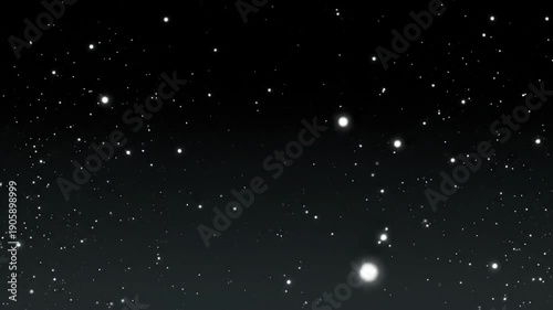 Countless sparkling stars in dark outer space night sky