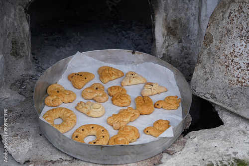 Konstfotografi "Xombliasta" Cretan cookies with "Afordakos" and other shapes