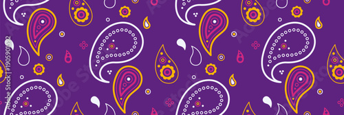 Custom seamless a ornamental tropical. Motif ornate, greeting contemporary. Ethnic victorian on paisley plant.