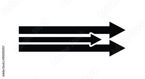 Three horizontal arrows illustrate speed, competition, movement forward, and achieving convergence.