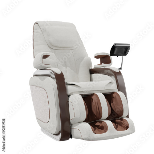 massage chair isolated on white