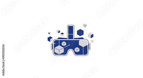 Virtual Reality Headset Device Technology.