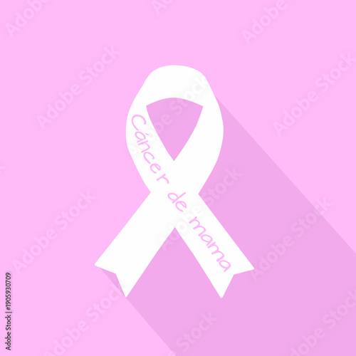 Fondo cáncer de mama lazo.