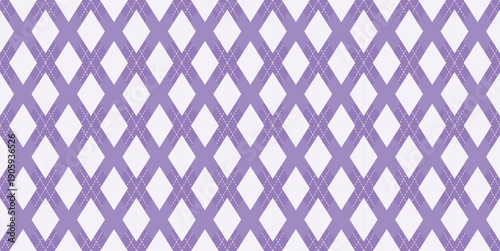 Purple diamond pattern on white background