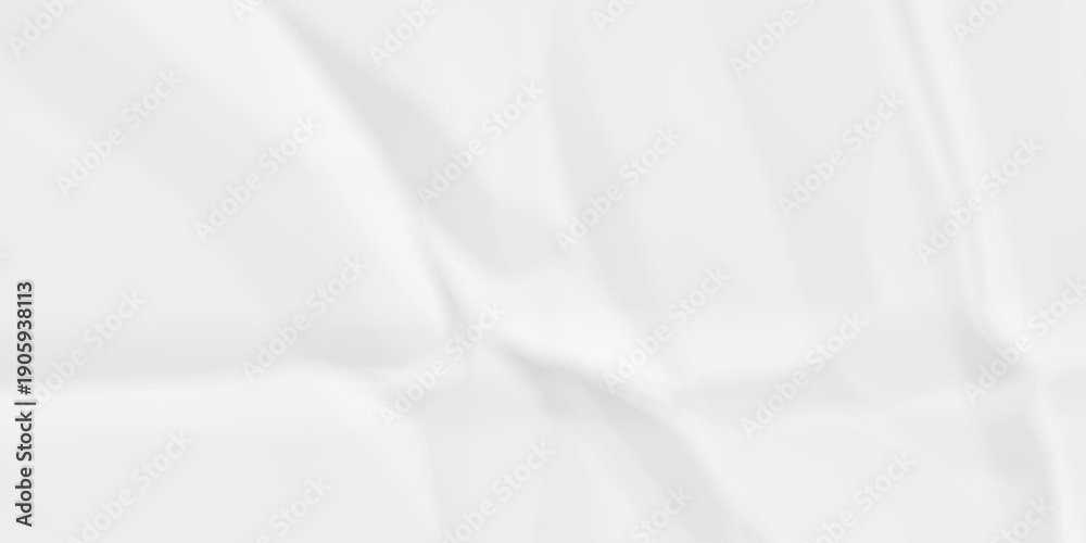 Obraz premium Creased paper texture white crumpled blank paper texture. Grunge paper texture. Natural watercolor text abstract wrinkled white recycled grungy ripped pattern poster paper. 