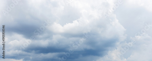 Wallpaper Mural Panoramic view of sky with stormy gray clouds Torontodigital.ca