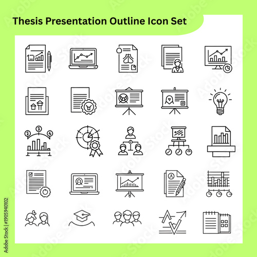 Academic research and student graduation icons for digital design